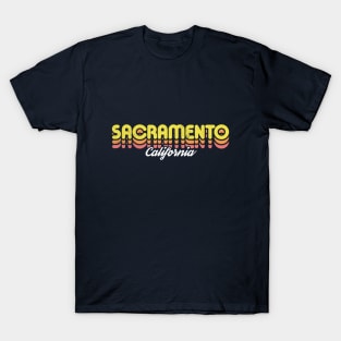 Retro Sacramento California T-Shirt